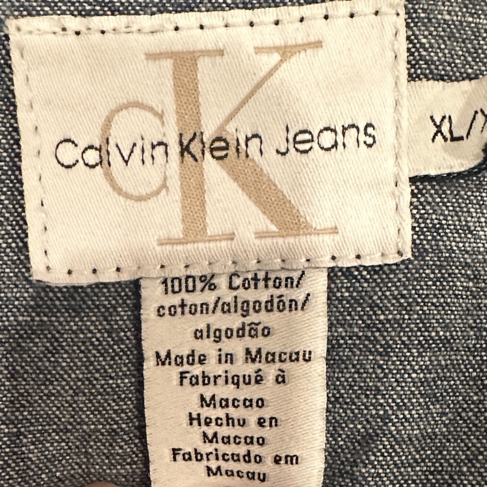 Calvin Klein Indigo Denim Jacket - Picture 2 of 6